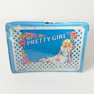 My Pretty Girl Doll Case Carrying Storage Vinyl Doll Case Vtg Doll Child World